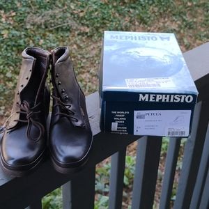 Mephisto Petula Ankle Boots, Dark Brown, Size 9
